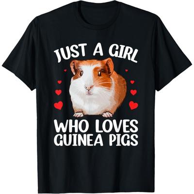 Funny Guinea Pig Costume For Women Girls Guinea Pig Lover T-Shirt