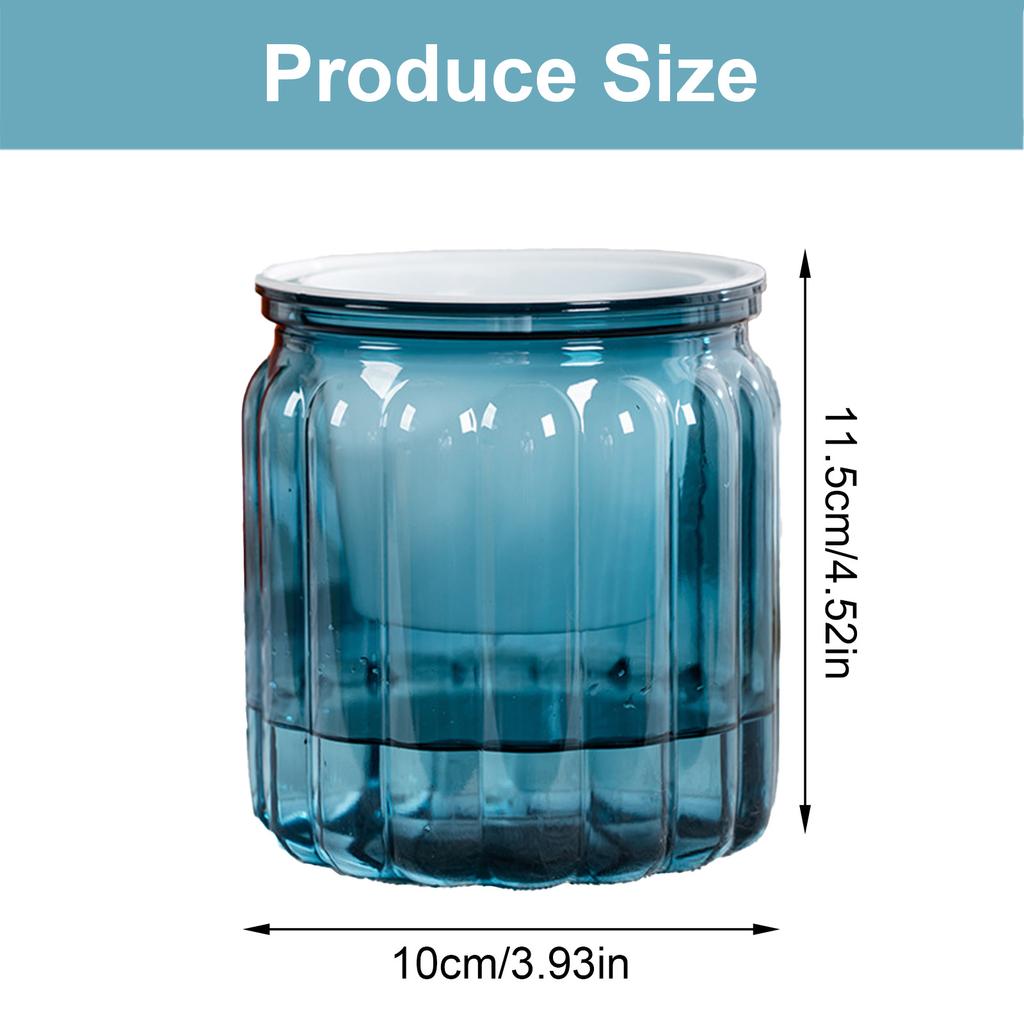 Ghivece hidroponice elegante, translucide, cu control eficient al umidității, potrivite pentru plante suculente și bonsai