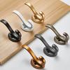 Wall-Mounted Alloy Hook Entrance Key Hanger Heavy Duty Bedroom Coat Scarf Hanger Wall Hook for Entryway Bathroom Kitchen