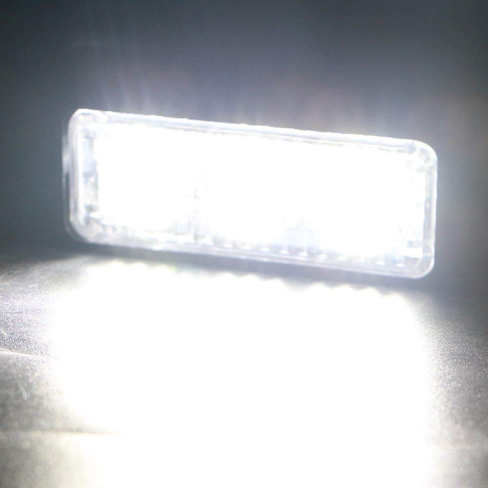 Kjørelys LED Hvit Blink Nødblitslys DRL for Kjøretøy 16 Blinkmønstre Venstre og Høyre Sett 3-Rad 12V-24V