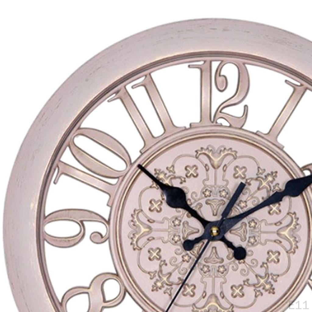 Clock Battery Operated Decorative Wall for Office Bedroom Living Room