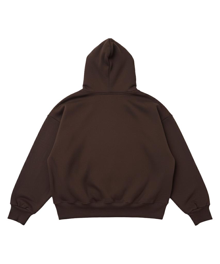 [Stgm Youth] Tiger Crop Hoodie Brn