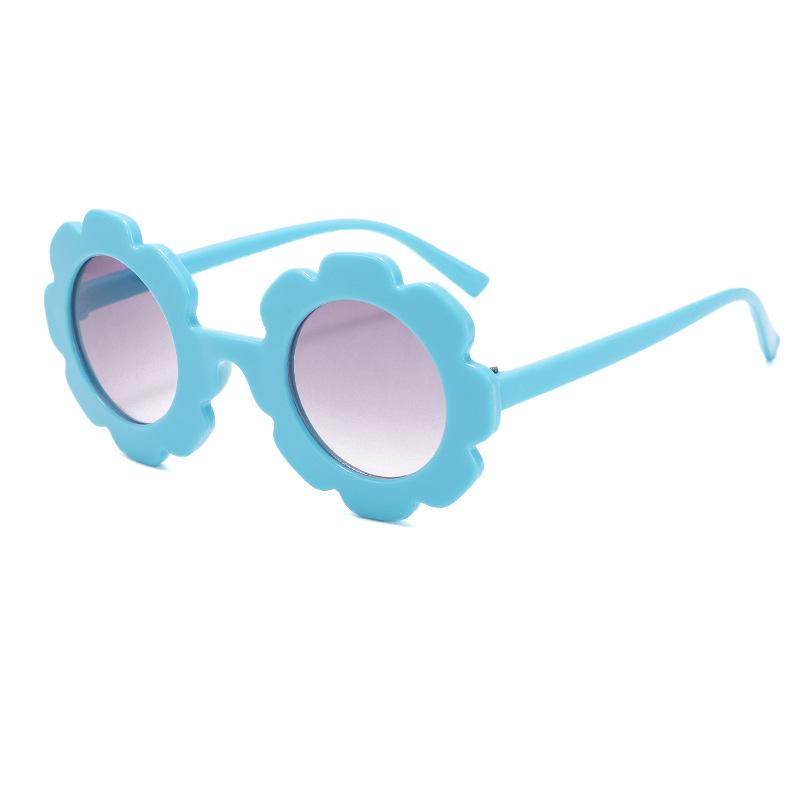 Nette Runde Sonne Blume Kinder Sonnenbrille Uv400 Junge Mädchen Schöne Blumen Sonnenbrille Kinder Ausflug Party Brillen Oculos De Sol