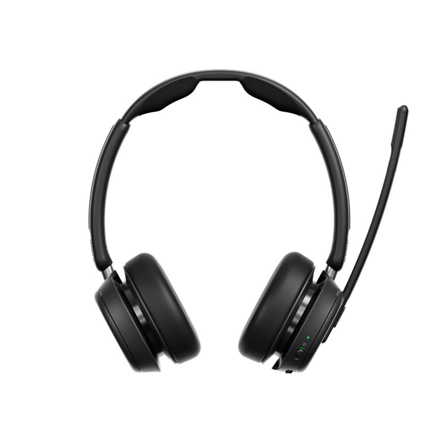 EPOS IMPACT 1060T Office Headset Premium Design MS Teams Noise Comfortable Audio - Double-Sided (Binaural), Microphone, Certified, Cancellation, Fit,