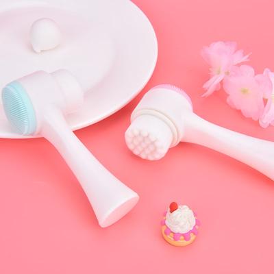 Silicone Facial Deep Cleansing Brush Face Cleaning Massage Double Side Cleaning