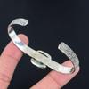 Anniversary Gift For Her Natural K2 Jasper Gemstone Bangle Adjustable 925 Silver