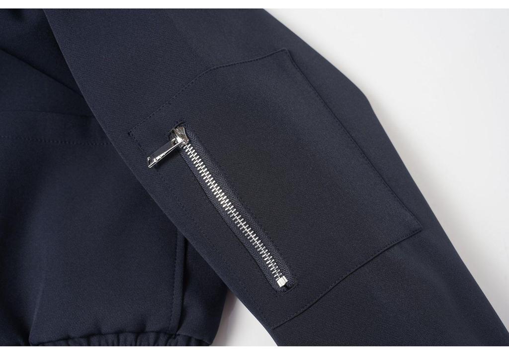 ARES Men's Hooded Jacket: Minimalist Deconstructed Metal Buckle, Autumn Loose Fit, Functional Style