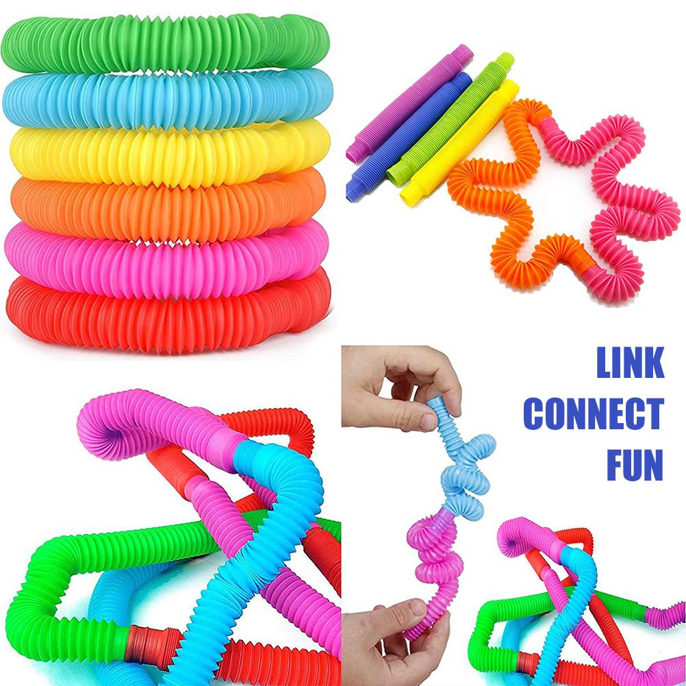 Christmas Gift Stress Relief Toy Set Squishy Toys for Anxiety Relief Random Color Accessories and Bag