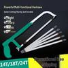 Multifunctional Steel Frame Handheld Hacksaw for Metal Cutting