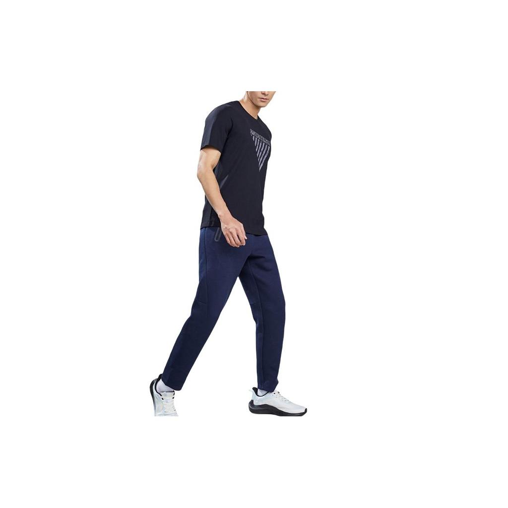 Anta Sports Moisture-Wicking Fitted Running T-Shirt Men Tops Black 152227123-4