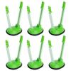 6Pcs Food Storage Bag Holder Stand HandsFree Bag Racks Home Kitchen Accessory Green