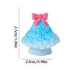 Mini Christmas Tree Creative Resin Table Sculpture Tabletop Little Christmas Tree Ornament For Room Mantel Shelf Tiered Tray