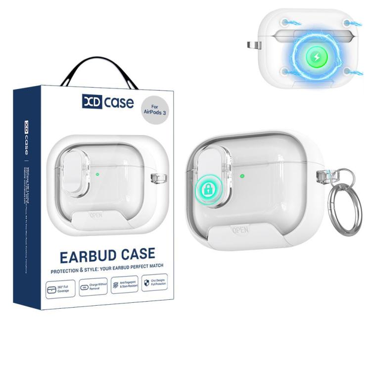 Starlink Series Magnetic Earphone Case For AirPods Pro 3, Secure Lock Protective Cover with Phone Stand & Ring Buckle