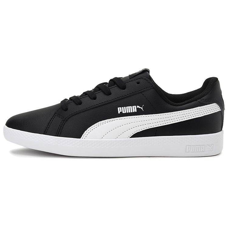 

Puma Smash Кожаные Повседневные Низкие Кроссовки Женские кроссовки Черные Белые 360780-01 36