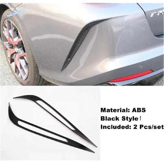 Car Rear Air Knife / Rear Fog Lights Lamps Decoration Cover Trim For GAC Trumpchi Empow 2024 2025 Exterior Accessories