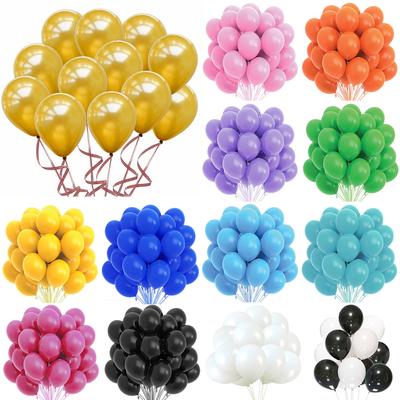 10/20pcs Gold Black Pink Latex Balloons Birthday Party Decorations Adult Wedding Decor Helium Globos Baby Shower Ballon