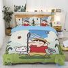 New Style C-Crayon Shin-Chan Bedding Sets Shin-Chan Duvet Cover Bed Set Quilt Cover Pillowcase Kids Adult Single/Double/Queen