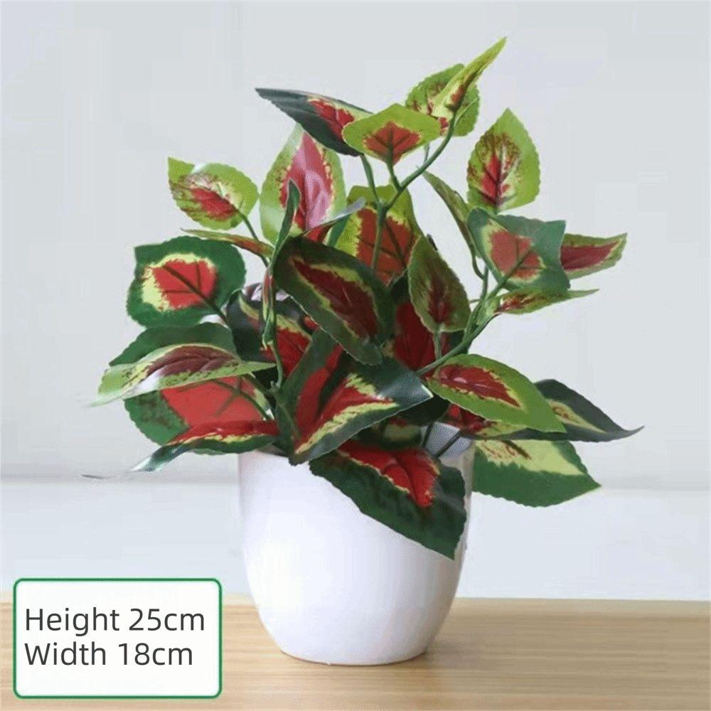 False Plants Artificial Flower Bonsai Simulated Tree Pot Plants Potted Ornaments Home Garden Decor