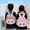 Kids Cute Cartoon Pattern School Backpack With Ergonomic Shoulder Straps For Preschool And Kindergarten