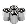 4 Pièces Bouchons de Valve d'Air pour Roue de Voiture en Aluminium Pneu Cache-poussière de Pneu Accessoires pour 2 3 bk 6 gg gj gh cx5 cx30 cx3 cx7 mx5 Axela