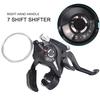 3x7 21 Speed Bicycle Shifter Brake Mountain Bike Riding Cycling Disc Brake Levers with Shift Cable