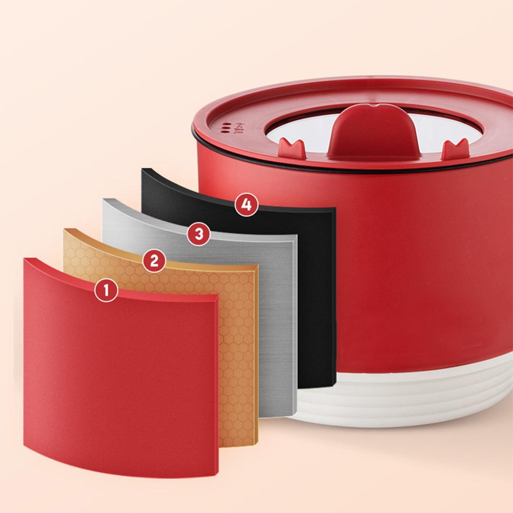 1 5L Multi-functional Electric Cooker Non-stick Coated Electric Pan Phone Holder Mini