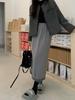 Tassel Knit Over-Knee High Waist Slim Wool Skirt with Matching Sweater