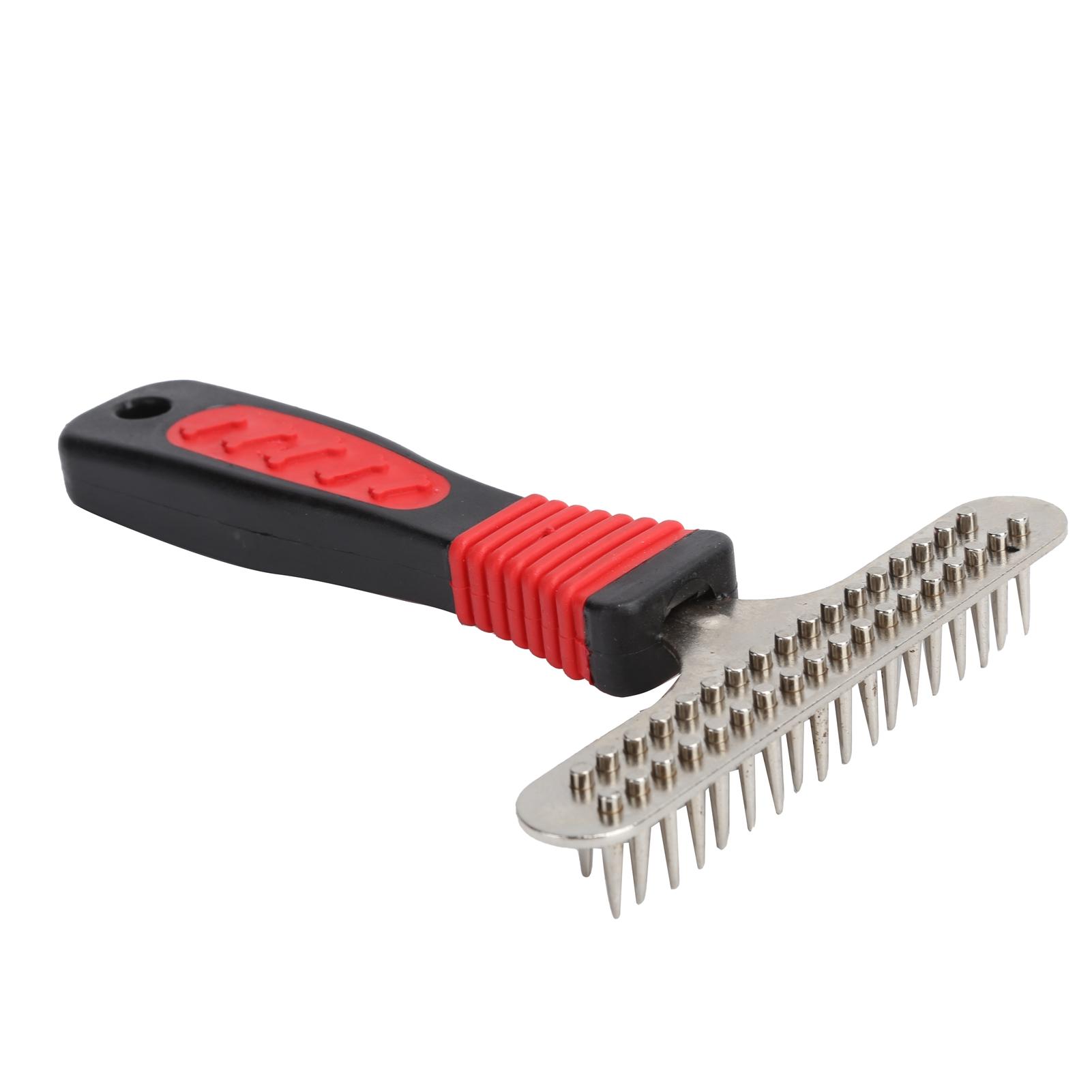 

Pet Grooming Rake Stainless Steel Cleaning Brush Comb Dematting Tool for Dogs Rabbits