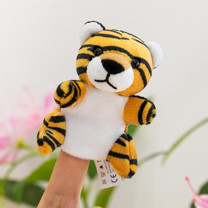 Forest Animal Finger Doll Panda Plush Toy Children Ocean Shark Doll