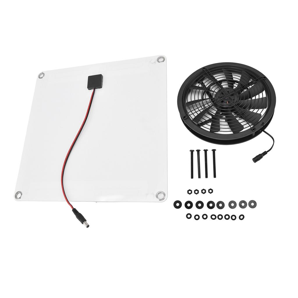 Multipurpose Solars Power Exhaust Fan 100W 12V Easy Installion for Outdoor Camping and Green Energys Ventilation