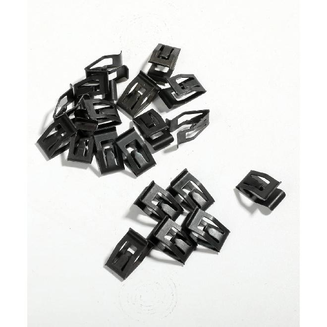 ESEWALAS 20PCS Dashboard Trim Clips,Automotive Car Metal Retainer Car Front Console Retainer,Front Console Dash Dashboard Trim, Metal Dash Retainer