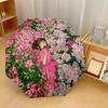 Custom Text Automatic 8 Bone Umbrella, Portable Sun Rain Protection UmbrellaSpirited Away