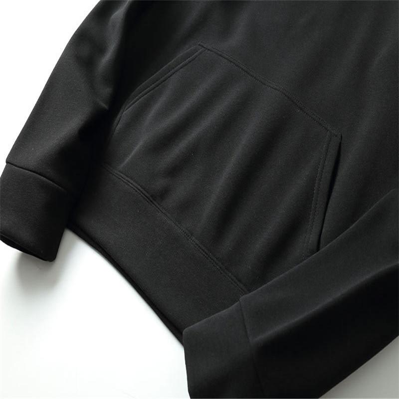 Men's Tracksuit 2 Pieces Sets Hooded Sweatshirt +Drawstring Pants Male Hoodies Running Sportswear Men Spring Autumn Sportwear