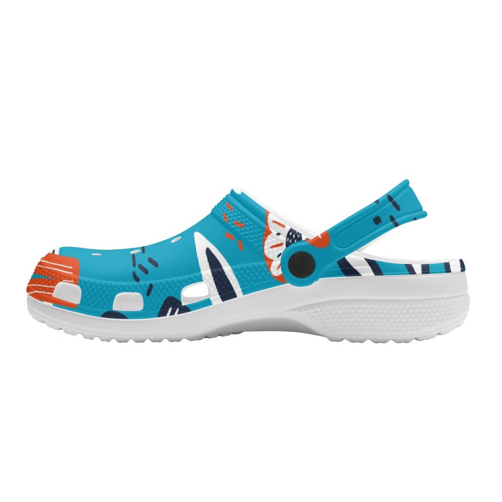 Women Men Printed EVA Clogs Soft Sole Lightweight Slip On Casual Shoes Flexible Soft Sole Summer Sandals Easy Daily Wear