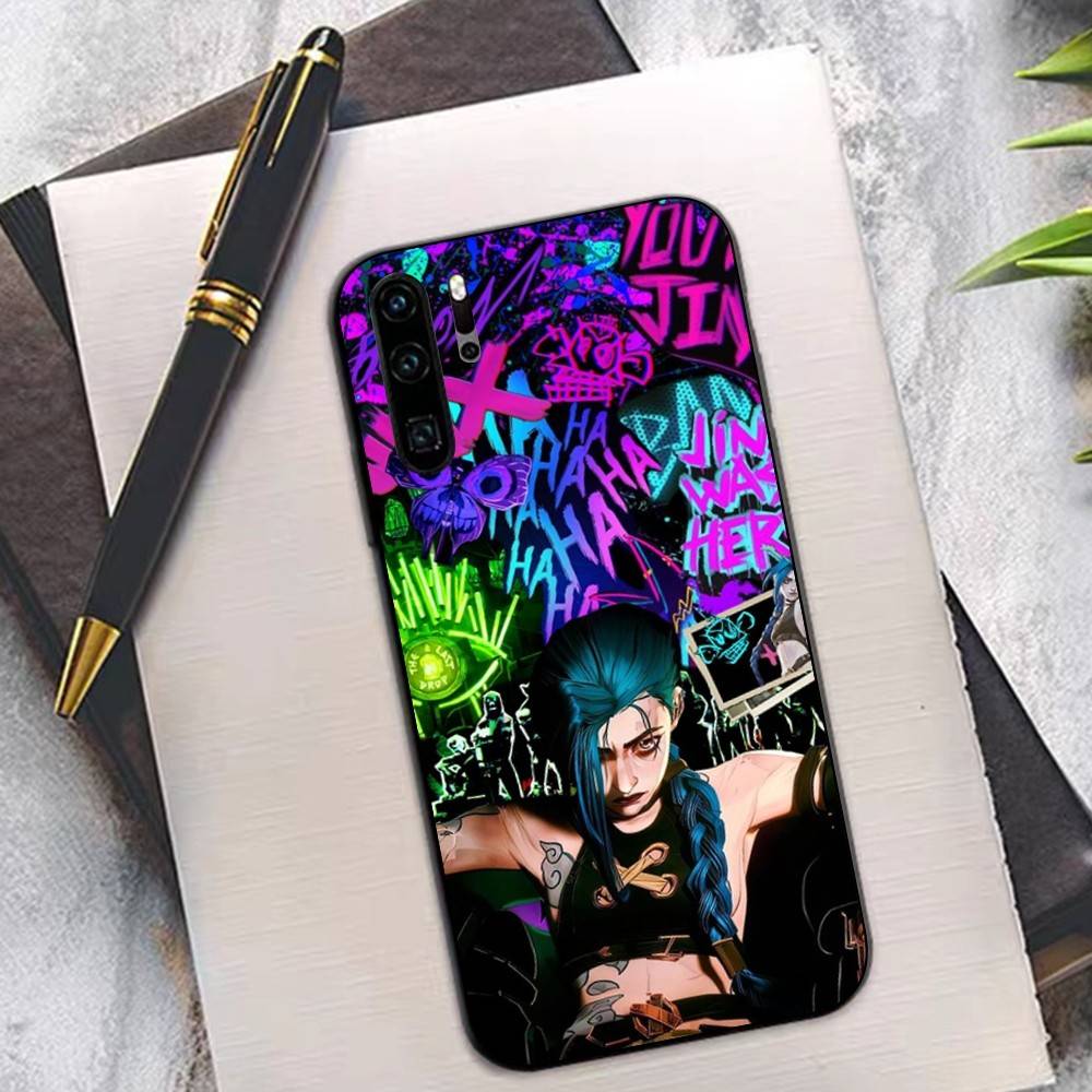 Anime A-Arcane J-JinxS Phone Case For Huawei P 8 9 10 20 30 40 50 Pro Lite Psmart Honor 10 Lite 70 Mate 20lite