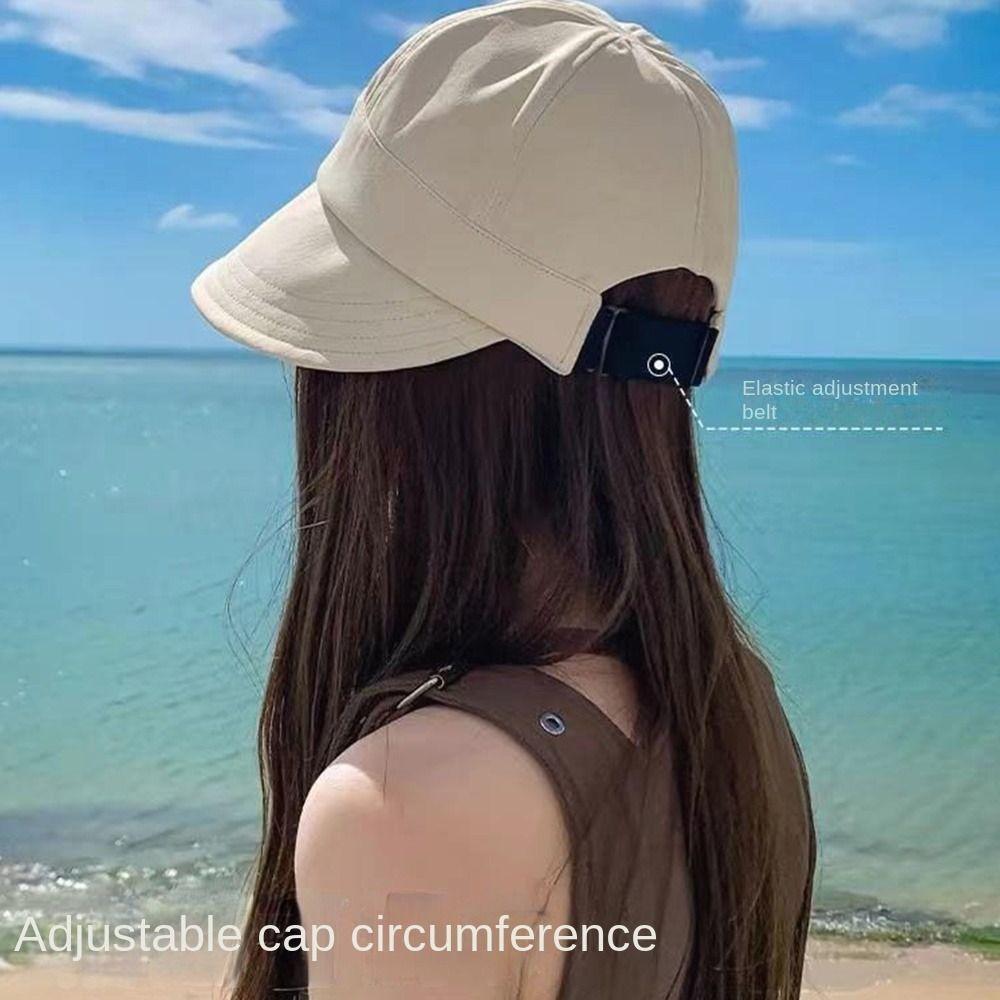 Anti-UV Sun Hat Ponytail Hat Fisherman Cap Fashion Beach Caps