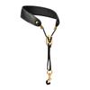 Miwayer Sax Neck Strap Professional Saxophone Harness Leather Padded Soft Neck Sling For Baritone Alto Tenor Soprano Baritone