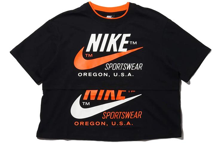 Nike T Shirt Women s Black US Version CJ2040-010 XS