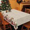 Christmas Santa Claus Tablecloth Merry Christmas Decoration for Home 2025 Dining Table Cover Xmas Ornament Navidad New Year 2026