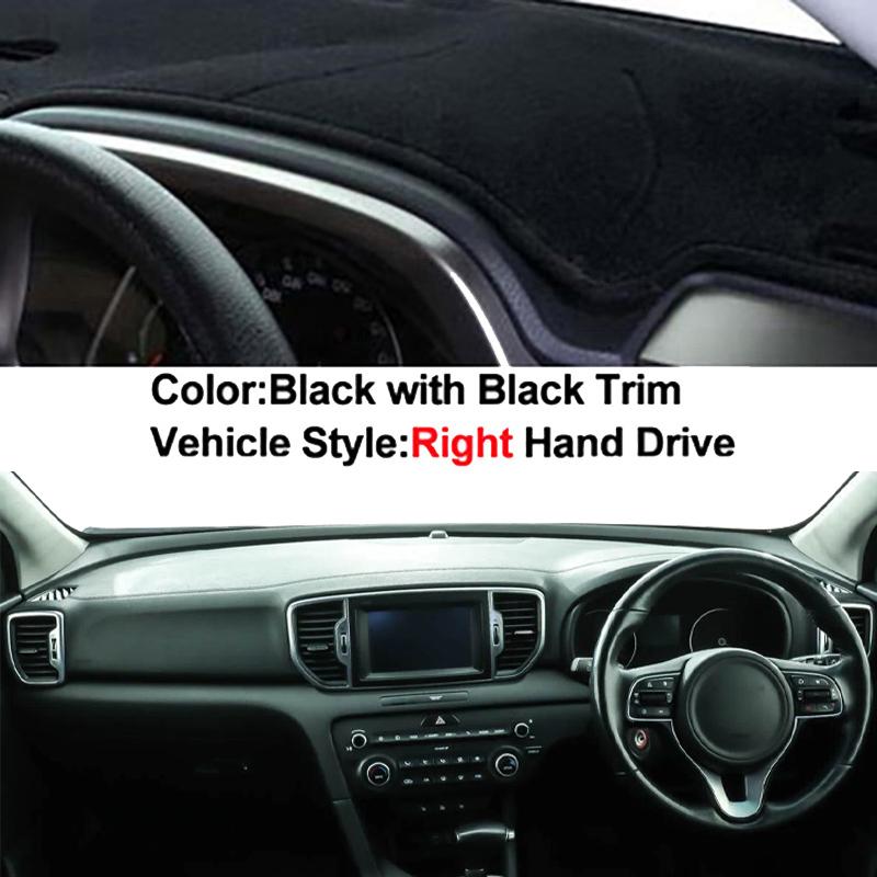 Auto Car Dashboard Cover Dash Mat Carpet Cape for Kia Sportage 2016 2017 2018 2019 2020 2026 Protector Rug