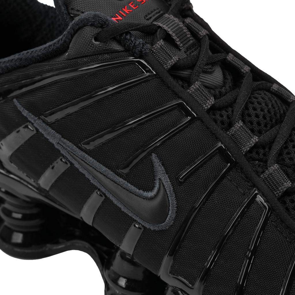 Nike Shox TL Black 2019 Women Sneakers Metallic-Hematite Max-Orange AR3566-002