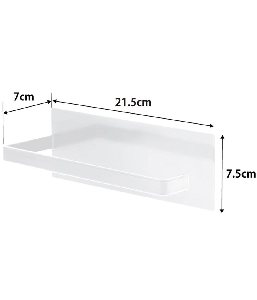 Yamazaki Jitsugyo Magnetic Bath Boot Storage Bath Boot Holder Tower White 3625