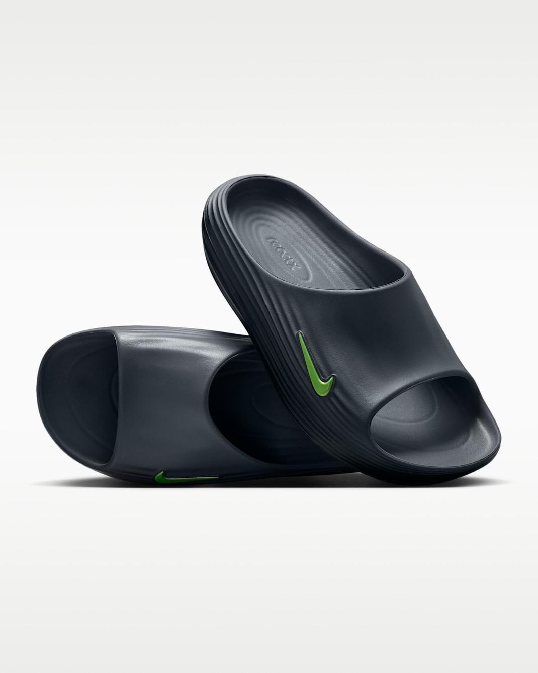 HV4479-004 Nike ReactX Rejuven8 Slides Cool GreyBlack (Men s) 10