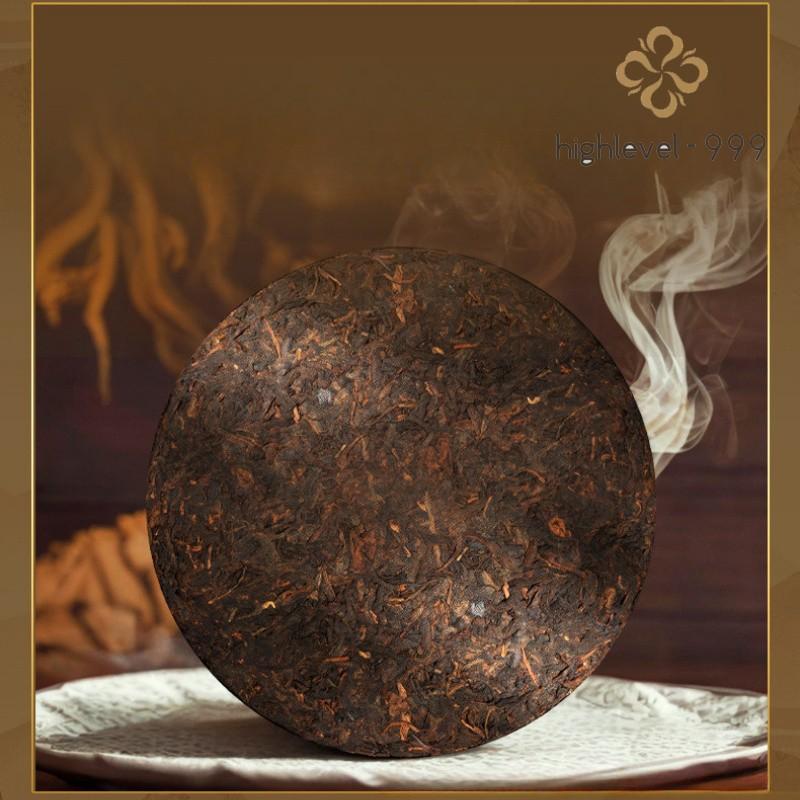 357g 2018 Ripe Puer Tea Cake Lao Banzhang Yunnan Ancient Tree Compressed Tea