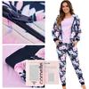 Cornette Women's Pajamas Tracksuit Set Long Sleeve Hoodie 3-Pack