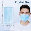 GTT 50/100Pcs Disposable Face Mask individually packaged 3 Ply breathable Earloop Protective Mask for Home School Office Outdoor