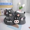 Children's Casual Fleece Soft-soled Boots, Winter Boys' Sports Shoes, Girls' Cotton Shoes