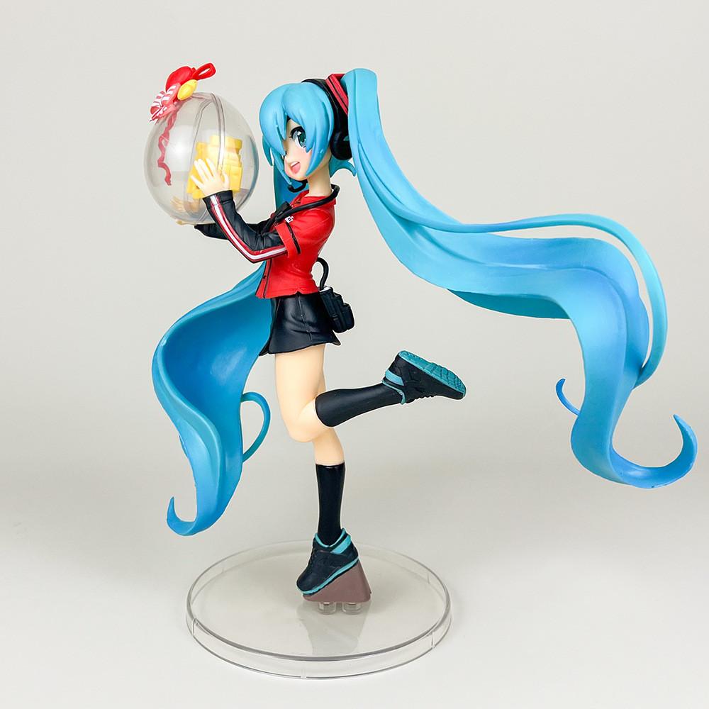 Hatsune Miku Pvc Figure With Assembly For Anime Fans And Collectors