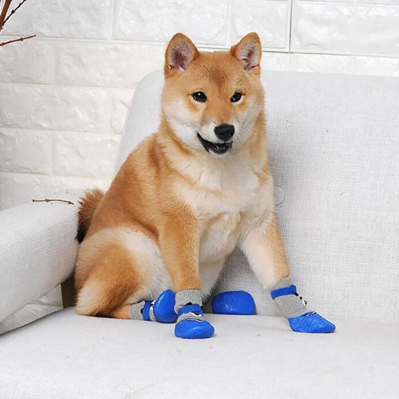 Waterproof Dog Socks For Medium Dogs Non-slip Dog Shoes Pet Dog Socks Pet Outdoor Shoes Anti-dirty Pet Shoes