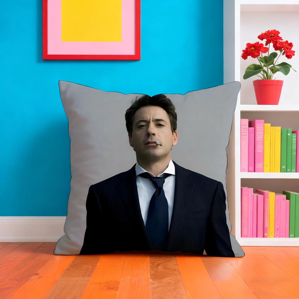 Robert DDowney Jr RAPPER Pillow Case Pillow Case Plush Fabric Soft Double Sided Print Home Sofa High Quality Cushion
